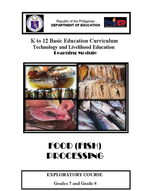 Fish Processing Learning Module .